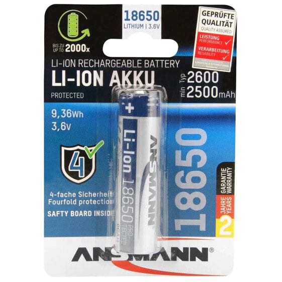 ANSMANN 1307-0000 Rechargeable Battery 2600mAh