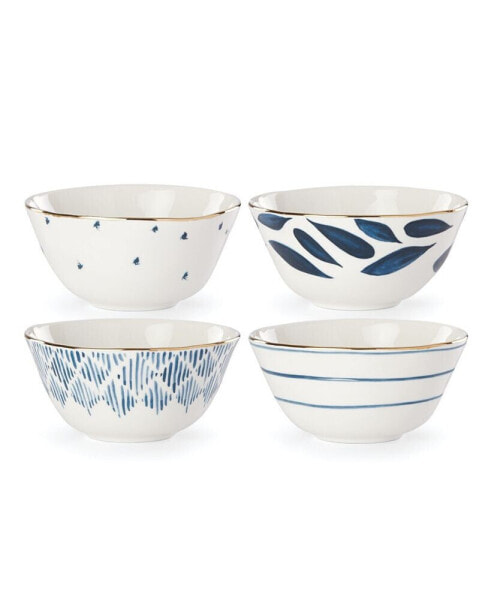 Blue Bay Set/4 Assorted Dessert/Sorbet Bowls