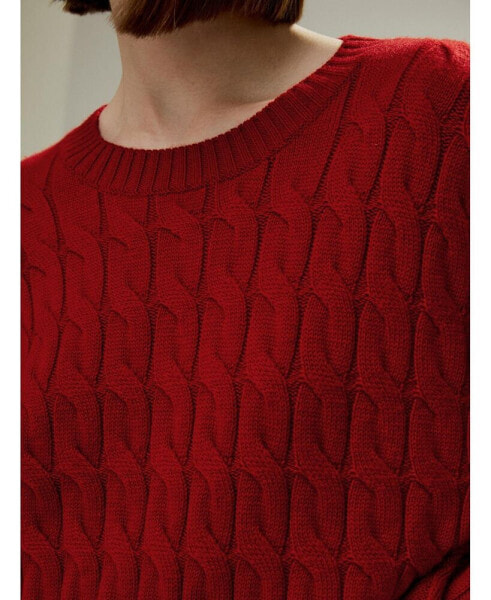Women's Ultrafine Merino Wool Crewneck Sweater for Women