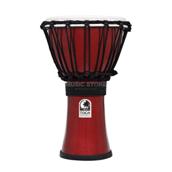 Toca Percussion TFCDJ-7MR ColorSound Djembe 7" (Red)