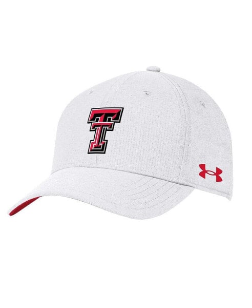 Men's White Texas Tech Red Raiders CoolSwitch AirVent Adjustable Hat