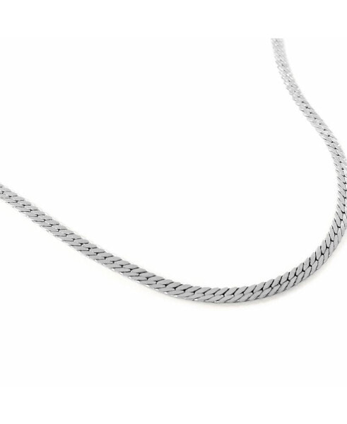 Snake Chain Necklace Silver