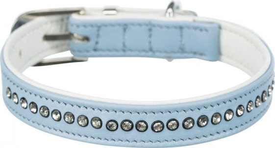 Trixie Active Comfort obroża z kryształami górskimi, dla psa, jasnoniebieska, S–M: 27–33 cm/15 mm