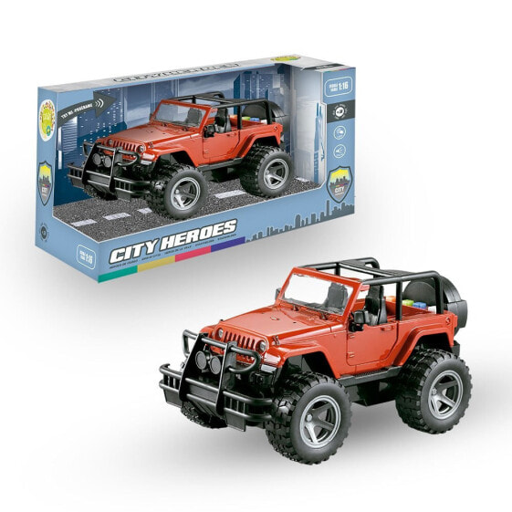 TACHAN Jeep With Light And Sound Heroes City 1:16