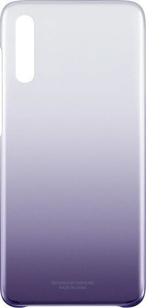 Чехол градиент Samsung для Galaxy A70, фиолетовый, оригинал
