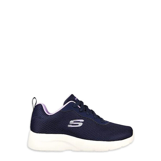 Skechers Women's Dynamight Power Plunge Lace-up Navy /Purple Sneaker Size 9.5