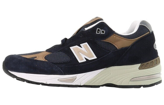 New Balance NB 991 低帮 跑步鞋 男女同款 蓝褐色 英产 / Кроссовки New Balance NB M991DNB