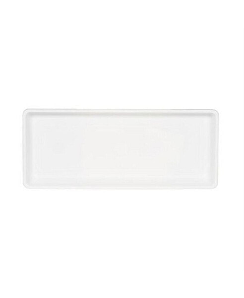 Manufacturing Countryside Plastic Flower Box Tray, White, 18" L