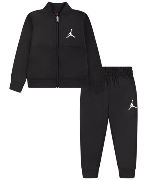 Toddler Boys Diamond Tricot Jacket and Pants, 2 Piece Set