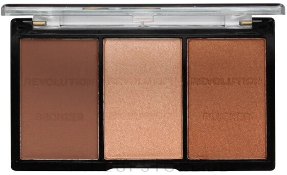 3in1 Konturpalette für das Gesicht - Makeup Revolution Ultra Sculpt&Contour Kit Ultra Light-Medium