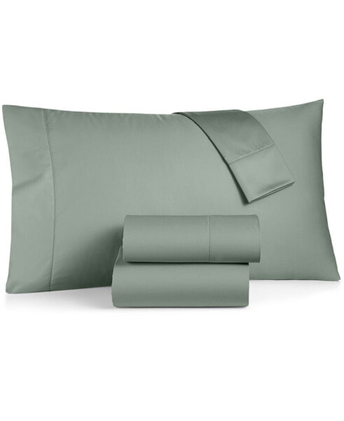 Solid 550 Thread Count 100% Supima Cotton Pillowcase Pair, Standard, Created for Macy's
