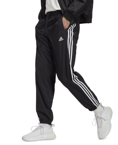 Брюки Adidas Essentials Elastic Cuff Woven 3-Stripes для мужчин
