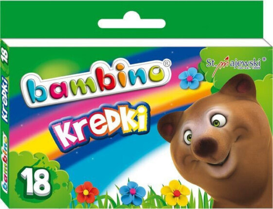 Bambino Kredki BAMBINO, 18 kolorów, licencja BAMBINO