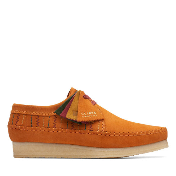 Clarks Weaver Dance Hall Mens Orange Oxfords & Lace Ups Casual Shoes