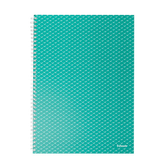 Блокнот линейный ESSELTE Wiro Cardboard Covers Color Breeze A4 в полоску