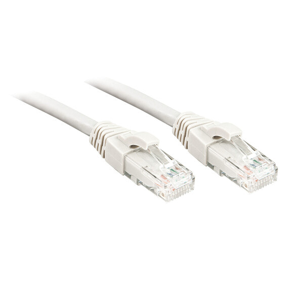 Lindy 10m Cat.6 U/UTP Cable - White - 10 m - Cat6 - U/UTP (UTP) - RJ-45 - RJ-45