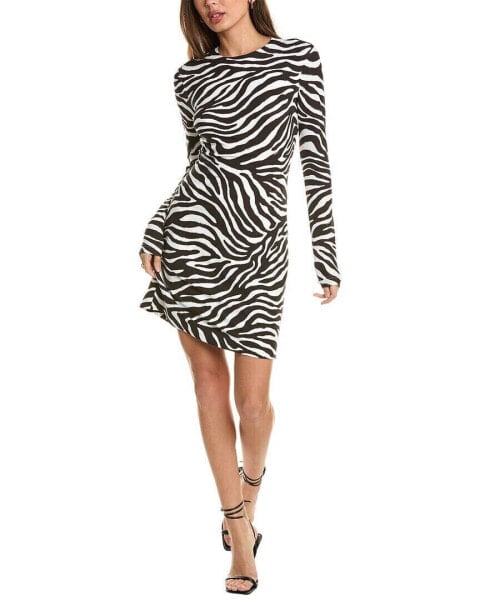 Michael Kors Collection Zebra Print Shift Dress Women's