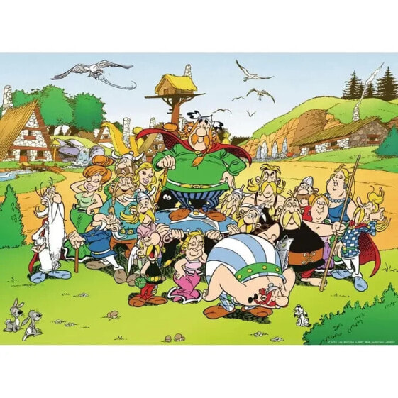 Asterix-Rätsel im Dorf