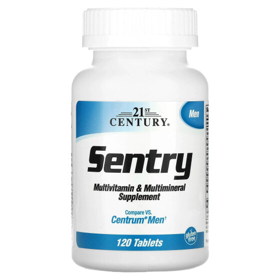 Витаминно-минеральные комплексы 21st Century Sentry Men, Multivitamin & Multimineral Supplement, 120 таблеток