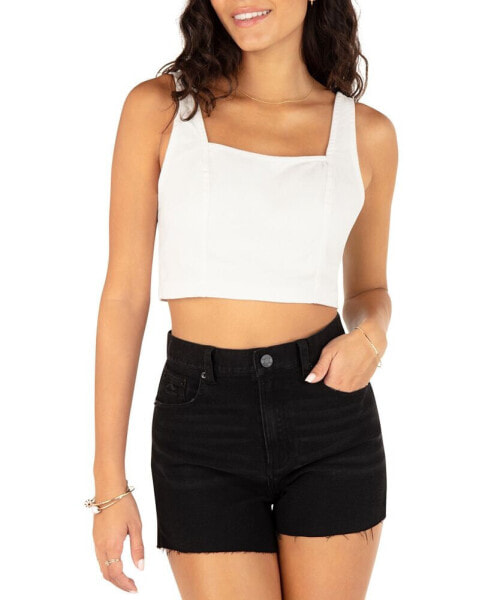 Junior's Cropped Tracy Tank Top