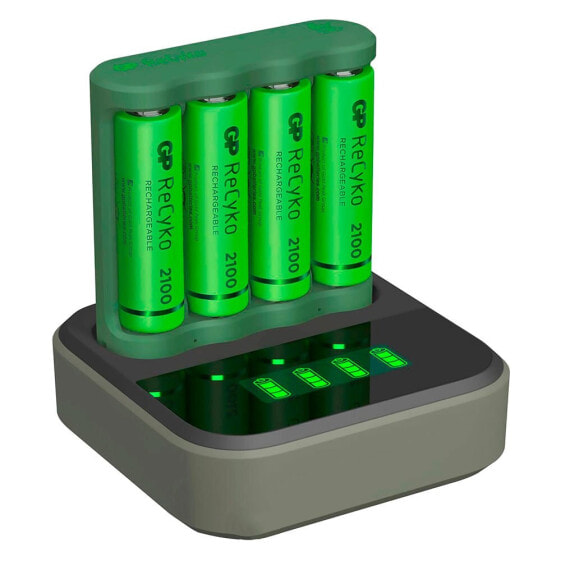 GP BATTERIES 4xAA NiMh 2100mAh Battery Charger