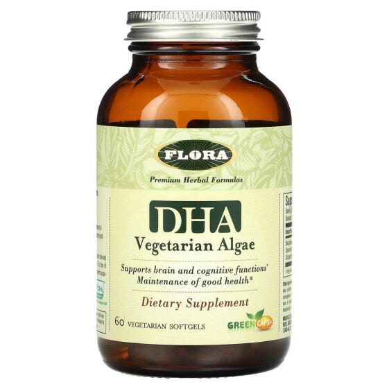 DHA Vegetarian Algae, 60 Vegetarian Softgels