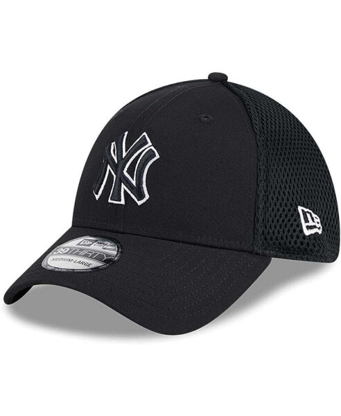 Men's New York Yankees Evergreen Black White Neo 39Thirty Flex Hat