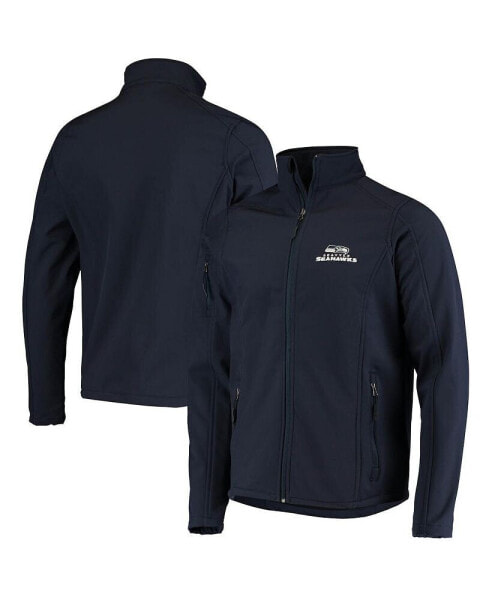 Men's Navy Seattle Seahawks Sonoma Softshell Full-Zip Jacket