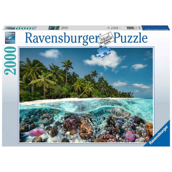 Пазл высокого качества Ravensburger "Погружение на Мальдивах" 2000 деталей