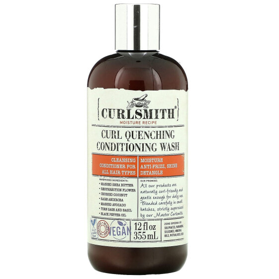 Curl Quenching Conditioning Wash, All Hair Types, 12 fl oz (355 ml)
