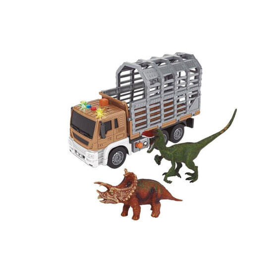 Игрушечный транспорт JUGATOYS Dinosaurs Truck Lights And Sounds