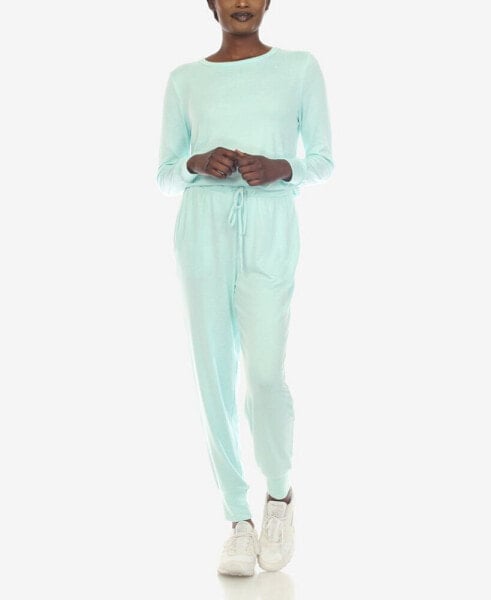 Пижама женская White Mark 2-х предметный комплект в стиле тай-дай