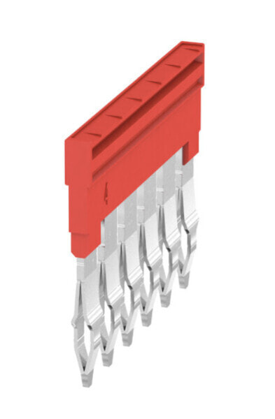 Weidmüller ZQV 4N/6 RD - Cross-connector - 20 pc(s) - Wemid - Red - V0 - 34.3 mm