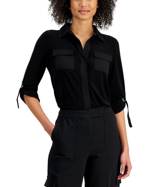 Women's Convertible-Sleeve Utility Shirt