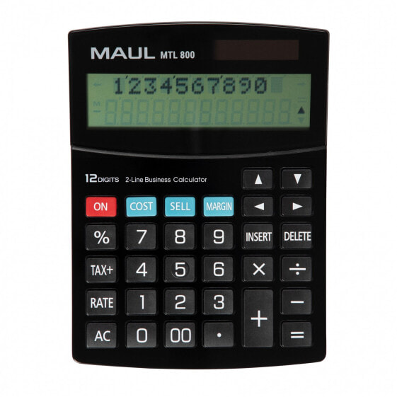 Jakob Maul GmbH MAUL MTL 800 - Desktop - Display - 12 digits - Battery - Black
