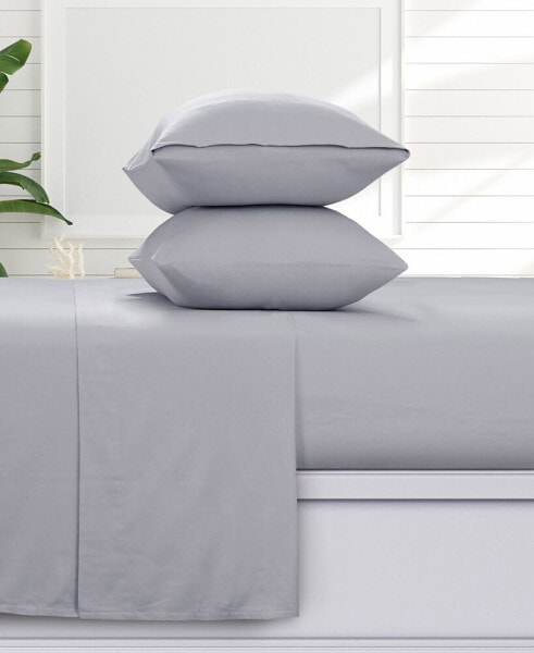 Solid 170-GSM Flannel Extra Deep Pocket 3 Piece Sheet Set, Twin