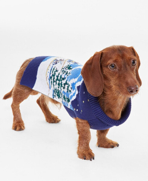 Charter Club Snowy Town Pet Sweater, Created for Macy's