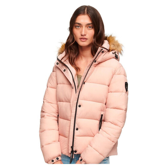 SUPERDRY Faux Fur puffer jacket