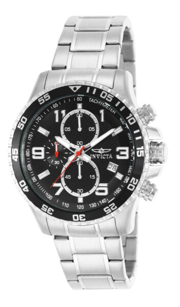 Invicta Men's 14875 Specialty Chronograph Black Textured Dial Stainless Steel...