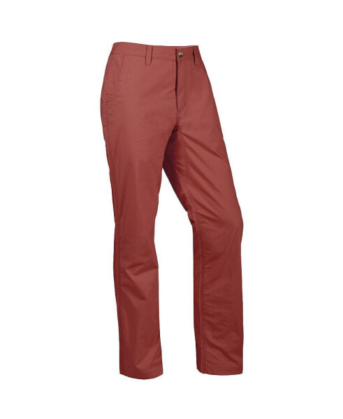 Брюки Mountain Khakis мужские Stretch Poplin Pant | Modern Fit / Brick