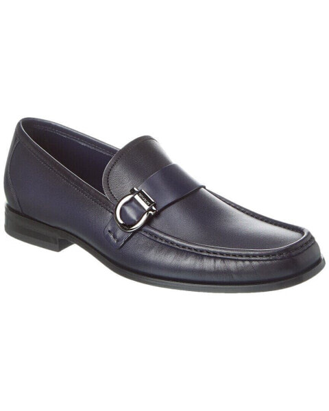 Ferragamo Caspian Leather Moccasin Men's