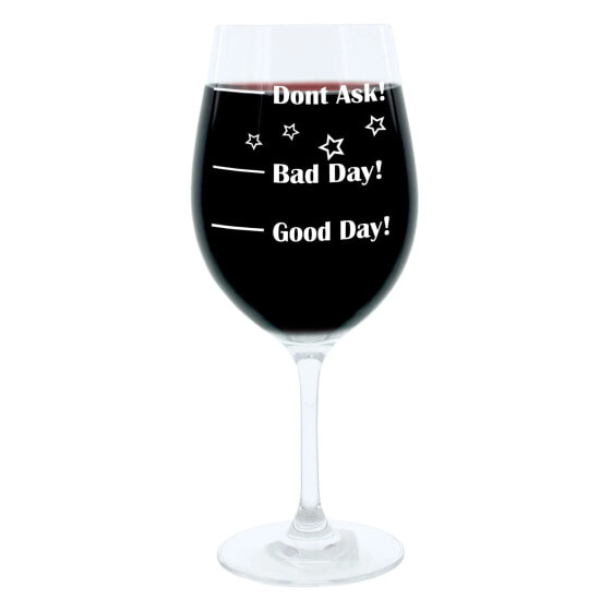 Бокал для вина LEONARDO Weinglas XL Хороший день! Плохой день! Не спрашивай!