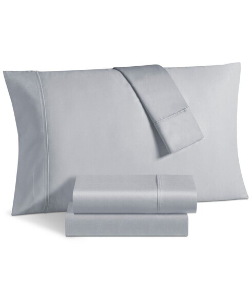 1000 Thread Count Solid Sateen 6 Pc. Sheet Set, California King, Created for Macy's