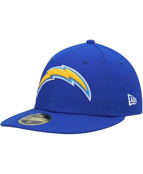 Men's Royal Los Angeles Chargers Logo Omaha Low Profile 59FIFTY Fitted Hat