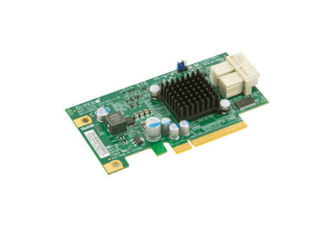 Supermicro AOC-SLG3-2E4 - PCIe - Mini-SAS - PCIe 3.0 - Green - 3.2 Gbit/s - 6 W