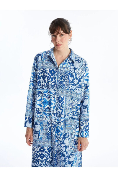 LCW Desenli Kadın Gömlek Tunik