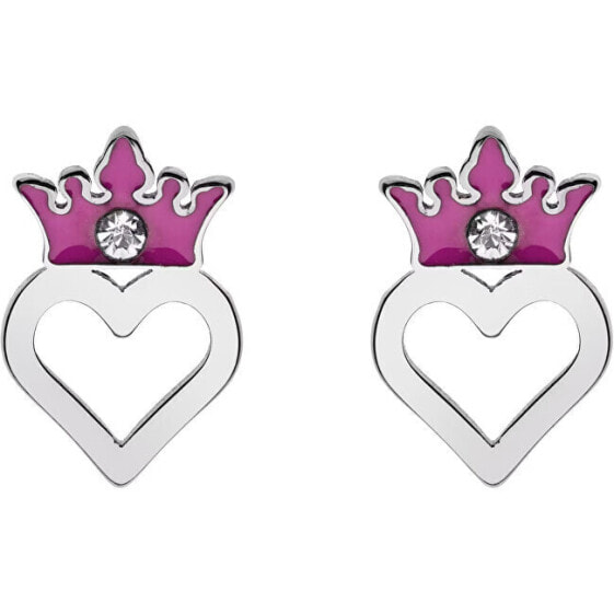 Matching steel earrings Princess E600187RWL.CS