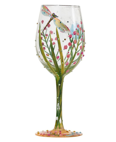 Lolita Dragonfly Wine Glass