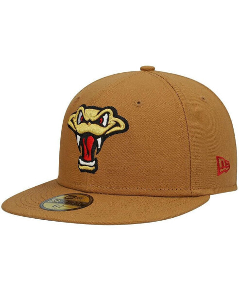 Men's Natural Wisconsin Timber Rattlers Authentic Collection Team Alternate 59FIFTY Fitted Hat