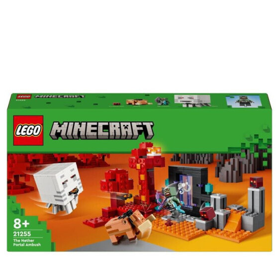Конструктор пластиковый Lego Minecraft Hinterhalt am Netherportal